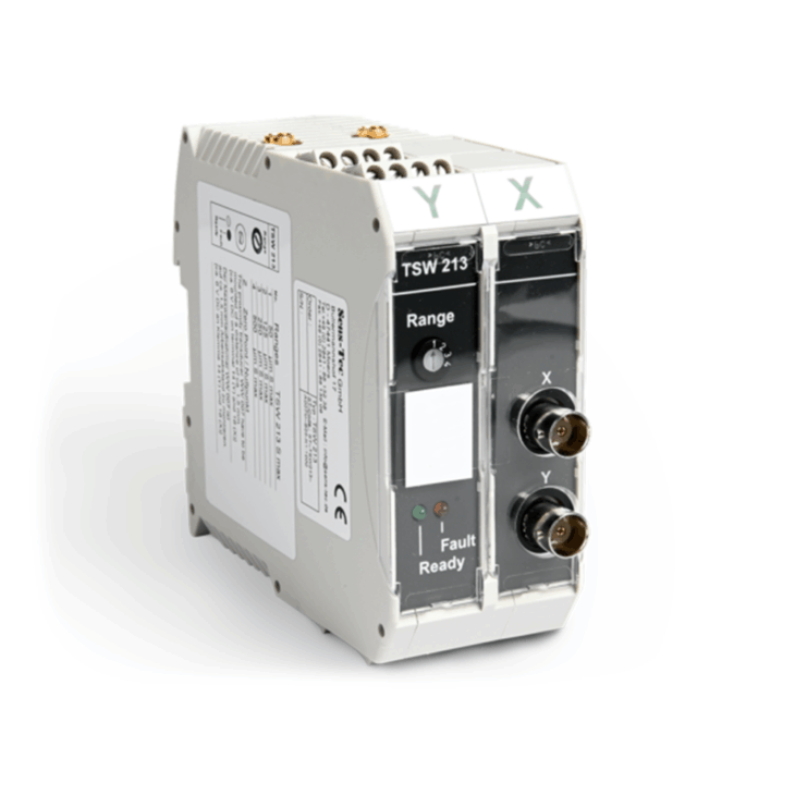 TSW 213 vibration transmitter for Smax shaft vibration monitoring with proximity probes
